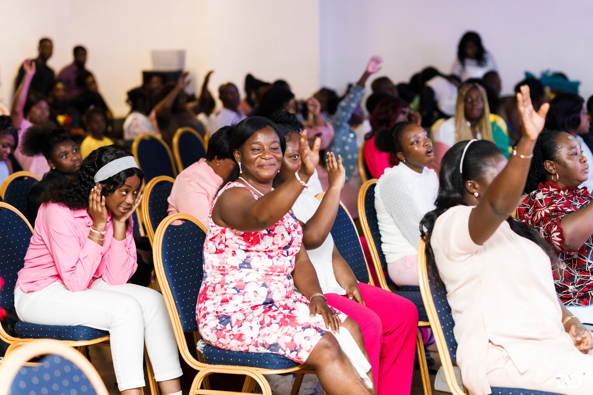 Prayer ministry gathering for intercession and worship